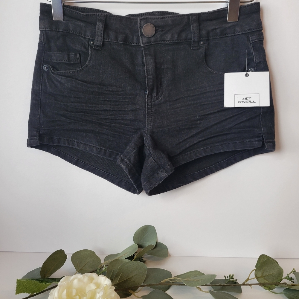 O'neill black Jean shorts size 25